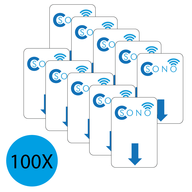 Pacchetto 100 Card NFC per dispositivo C-SONO