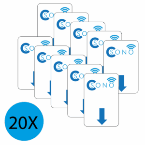 Pacchetto 20 Card NFC per dispositivo C-SONO