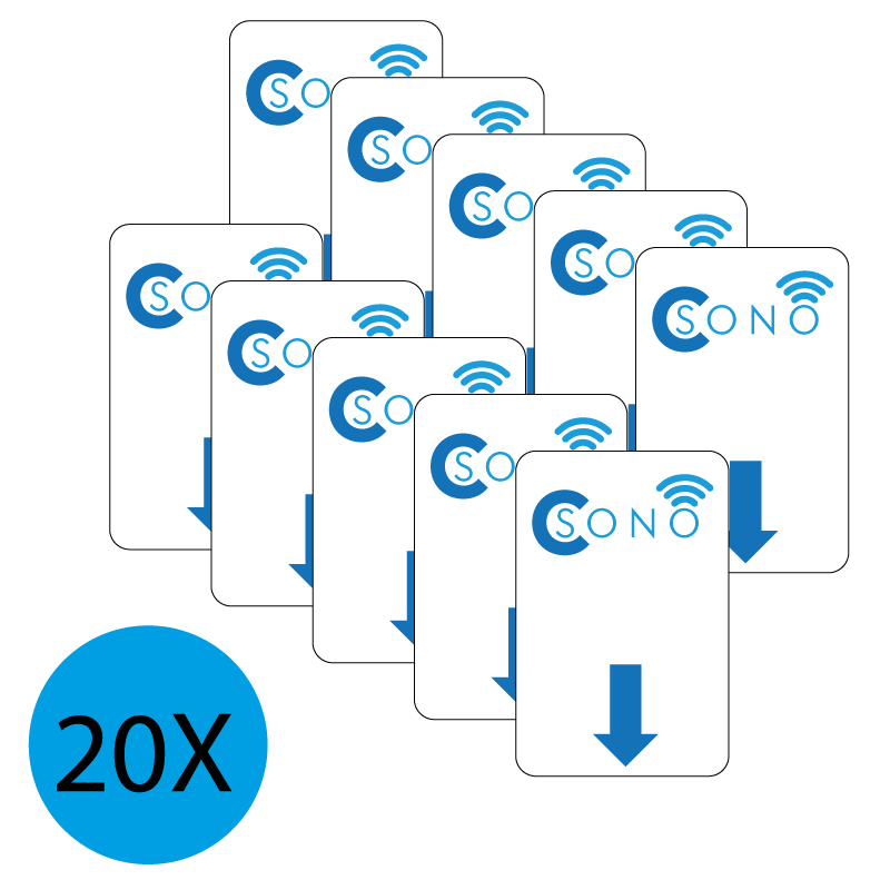 Pacchetto 20 Card NFC per dispositivo C-SONO