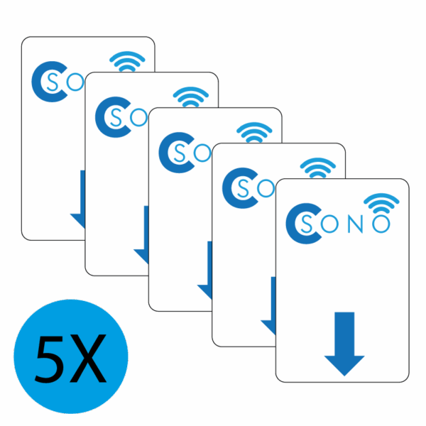 Pacchetto 5 Card NFC per dispositivo C-SONO